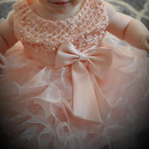 Baby Girl Dresses Ruffle Lace Pageant Party Wedding Flower Girl Dress